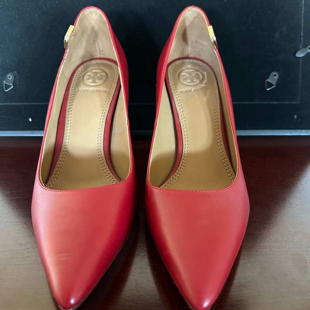 Tory Burch Scarlet Red Heels